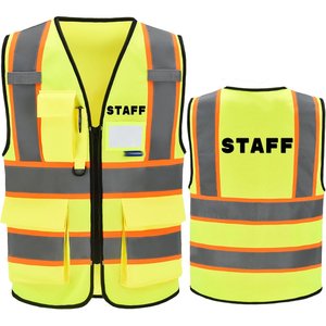 Chalecos de Seguridad Personalizados de Malla Reflectante para Trabajo, Fabricante, Pedidos al por Mayor - Product Image 1
