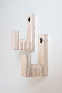 Solid Wood Multi Hook <b>Rack</b> - Product Image 2