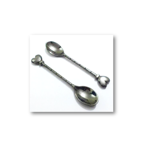 Juego de Cucharas de Acero Inoxidable de Lujo, 2 Piezas, con Mango en Forma de Corazón, Aptas para Lavavajillas, Sostenibles, Elegantes, Románticas y Decorativas - Product Image 2