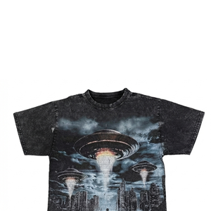 Camiseta extragrande con gráfico personalizado, cuello redondo, unisex, para uso casual de verano, manga corta, estilo moderno, para un ajuste cómodo. - Product Image 3