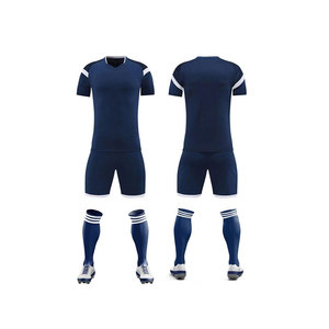 Uniformes de Fútbol Personalizados al por Mayor, Camisetas de Alta Calidad, Impresas, Transpirables, de Malla, Unisex, para Equipos de Fútbol - Product Image 1