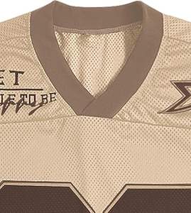 เสื้อเจอร์ซีย์โอเวอร์ไซส์แขนสั้นคอวีทรงหลวมพิมพ์ลายกราฟิกสำหรับผู้หญิง สไตล์อเมริกันฟุตบอล - Product Image 3