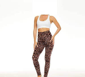 Vêtements de sport légers et respirants en Spandex/Nylon à taille haute pour un confort optimal et un contrôle de la silhouette - Product Image 4