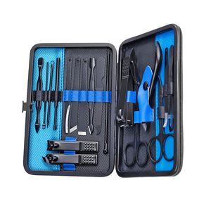 Boîte d'emballage en gros vide pour pinces à cils, boîte de rangement noire pour outils d'extension de cils pointus - Product Image 2