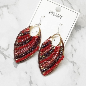 Nuevos Pendientes Largos Boho Vintage 2025, Joyería de Moda, con Cuentas Bordadas, Multicolores, Tamaño Personalizado, Unisex, para Fiestas, Estilo Indio - Product Image 6