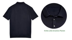 Nuevo Polo de manga corta de algodón 100% personalizado de moda para hombres Casual Formal de punto al por mayor de Bangladesh - Product Image 6