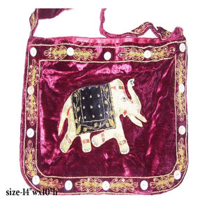 Handcrafted <b>Embroidery</b> Women’s Shoulder Bag Elegant Elephant Design Ethnic Embroidered Crossbody Bag for Women Fashionable - Product Image 4