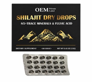 Gotas Secas de Shilajit OEM ODM 100% Originales del Himalaya, Ricas en Ácido Fúlvico y Minerales para Reforzar el Sistema Inmunitario y Aumentar la Energía - Product Image 1
