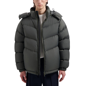 Premium Men Puffer <b>Jacket</b> Lightweight Insulated Winter Outerwear <b>Camouflage</b> Pattern Quick Dry Polyester/Cotton Private Label - Product Image 1