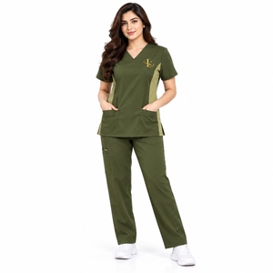 Tenue médicale légère pour femmes, uniforme de travail confortable et respirant, idéal pour les cliniques infirmières - Product Image 1