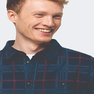 Men's Navy Cago Long Sleeve <b>Shirt</b> Regular Fit Solid Color Casual Autumn Wear Breathable 100% Cotton Woven Fabric - Product Image 6