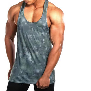Fitness Clothing Pakistan Made <b>Racer</b> Back Tank <b>Top</b> Factory Direct Sale Plus Size Summer Wear Men Tank <b>Top</b> - Product Image 3
