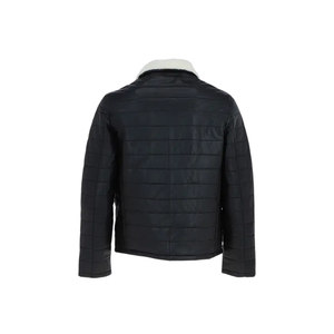 Ventes chaudes - Vestes matelassées en cuir avec logo personnalisé, manteau matelassé pour hommes, vêtements d'extérieur de haute qualité, veste d'hiver - Product Image 3