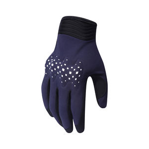 Unisex Customized Windproof Waterproof Breathable Full Finger Leather Hook Loop Motocross Gloves Racing Gloves for Adults Wear - Product Image 2