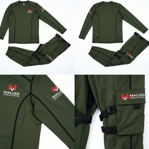 Vêtements de sport de compression pour hommes, tenue de sport pour la course à pied et la musculation, survêtement de compression Maluza - Product Image 6