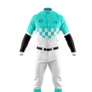 Uniforme de Béisbol Transpirable de Poliéster con Diseño Único Hecho en Fábrica, Logotipo Personalizado Impreso para Hombre - Product Image 5