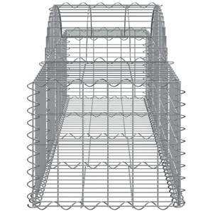 Panier gabion galvanisé argenté 78.7x19.7x15.7/23.6 po en treillis métallique de fer - Product Image 4