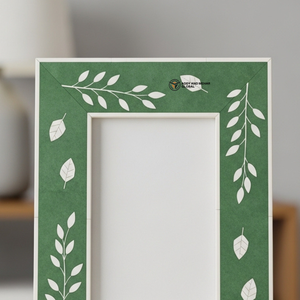 Cadre photo de luxe en os vert incrusté, fait main, décoratif - Product Image 5