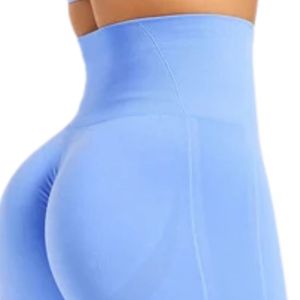 High Waist Workout Tights for <b>Women</b> Stretch Fitness <b>Leggings</b> Breathable Yoga Gym Pants Comfortable Athletic Sportswear - Product Image 4