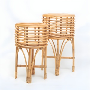 Rattan flower and <b>plant</b> <b>stand</b> luxury decoration center pieces floor tabletop holder for flowers & <b>plants</b> - Product Image 6