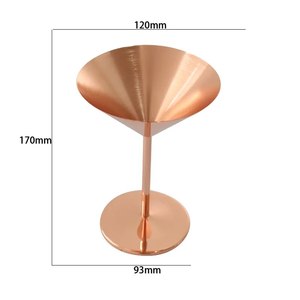 Western Drinking Glass <b>goblet</b> Stainless Steel <b>Wine</b> Glass Set of 2 Round Minimalist Design Unbreakable for Party Home Use - Product Image 6