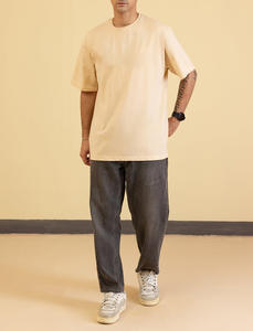 T-shirt Homme en Coton Tricoté à Manches Courtes, Coupe Oversize, Impression 3D Personnalisée, Marque sur Mesure, Vente en Gros - Product Image 5