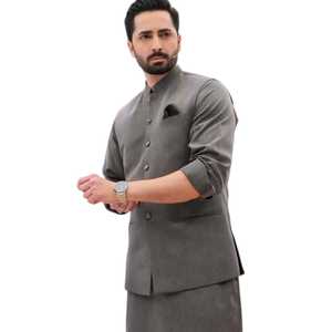 Chaleco Bordado para Hombre Pakistaní, Ropa Étnica Clásica para Bodas, Fiestas y Eventos Festivos, Colores y Tallas Personalizadas, Calidad Premium - Product Image 1