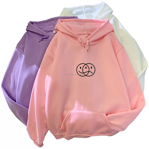 Sudadera con Capucha de Invierno para Mujer HIFWH21 con Estampado Facial, 100% Algodón, Sudadera Personalizada con Logotipo Frontal - Product Image 1