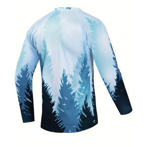 Vêtements d'extérieur pour hommes, rashguard en sublimation de haute qualité, anti-rides, prix raisonnable, rashguard en sublimation tendance pour hommes - Product Image 2