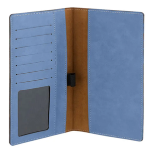 Genuine Leather Men's Long Fold Closure <b>RFID</b> <b>Blocking</b> Lightweight Fashion Designer Premium Card Holder Daily Use <b>Wallet</b> - Product Image 4