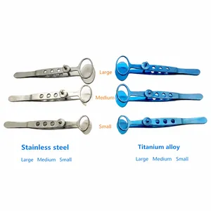 Pinzas para Calazión de Acero Inoxidable, Instrumento Quirúrgico Oftalmológico, Pinzas para Párpados de Punta Fina para Aplicaciones Oftálmicas Profesionales - Product Image 5