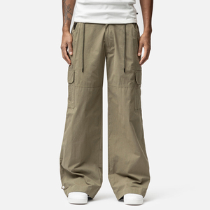 Custom Men Flame Resistant Cargo Pants Ankle <b>Drawstring</b> Multi Pocket Heavyweight Baggy Safety Work Outdoor <b>Trousers</b> - Product Image 2