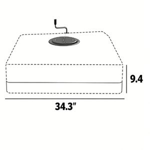 Base e Supporto per Ombrellone da Patio, Solo Base per Terrazza, Ideale per il Tuo Spazio Esterno - Product Image 6