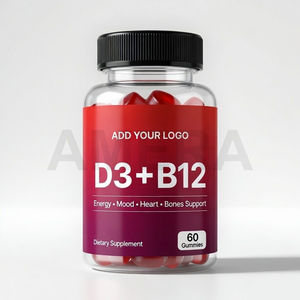 Gomitas de Vitamina D3 y B12 al por Mayor, Suplemento Dietético, Fabricante de Marca Privada OEM - Product Image 2