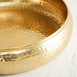 Customised Aluminium Metal Hammered Potpourri Bowl Tray Floor Vase <b>Home</b> <b>Decor</b> <b>Gifting</b> Item Modern Christmas Wedding Thanksgiving - Product Image 3