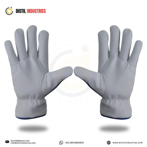 Guantes de Trabajo de Cuero de Buena Calidad a Precio Económico, Guantes Industriales Suaves para Conductor, Guantes de Seguridad de Uso General para Montaje - Product Image 2