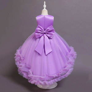Vestido de Fiesta Elegante para Niñas al por Mayor con Falda de Tul Abullonada y Cinturón de Lentejuelas, Vestidos Formales de Princesa para Cumpleaños y Bodas - Product Image 6