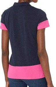 Polo de golf décontracté personnalisé pour femme, haute qualité, séchage rapide, 100 % polyester, sublimation, modèle vierge - Product Image 4