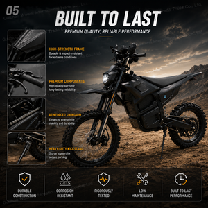 Motocicleta Eléctrica Todoterreno con Certificación CE, Batería de Litio de 60V 27Ah, Pitbike Eléctrica para Todo Terreno, Precio de Fábrica al por Mayor, M7 Pro - Product Image 1