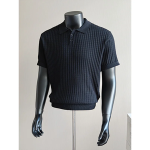 Camiseta de Hombre de Manga Regular, Cuello Redondo, Tejido Acanalado, 100% Poliéster, Formal, Transpirable, Ecológica, Antipilling, con Estampado - Product Image 4