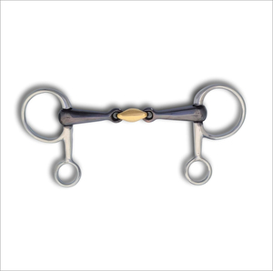 En gros Mors de cheval en acier inoxydable, mors à gêne, mors à double articulation, mors à lozenge en laiton, mors en fer doux, avec logo personnalisé, pour l'équitation - Product Image 6