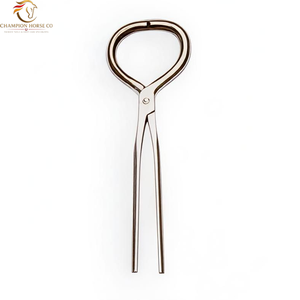 เครื่องมือตรวจวัดกีบม้าแบบปรับได้ ทำจากสแตนเลส สำหรับสัตวแพทย์และช่างตัดแต่งกีบม้า เครื่องมือตรวจสอบกีบม้าที่มีความแม่นยำสูง รับผลิตแบบ OEM - Product Image 1