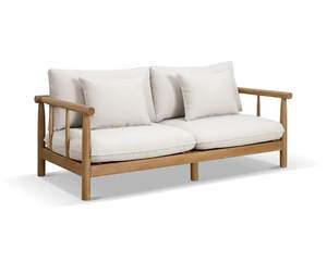 Sofá de Exterior de Madera de Teca Sólida de Alta Calidad para la Industria Hotelera, Hoteles, Resorts y Mobiliario Comercial - Product Image 1