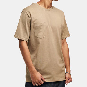 เสื้อยืดผู้ชายทรงปกติ แขนสั้น ดีไซน์ใหม่ปี 2026 ขายส่ง มีกระเป๋าหน้าอก ระบายอากาศได้ดี แห้งเร็ว ผลิตจากโพลีเอสเตอร์/คอตตอน - Product Image 3