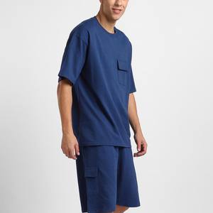 Conjunto de Camiseta y Pantalones Cortos Antiarrugas para Hombre, Ropa Casual de Primera Calidad, Últimos Diseños en Oferta, con Logotipo/Color Personalizado - Product Image 2