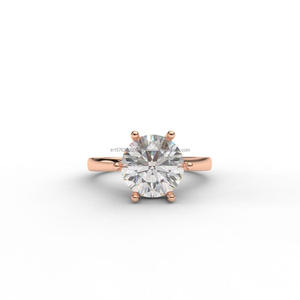 Trisha Jewels Oval Cut Lab Grown Diamond <b>Solitaire</b> Engagement <b>Ring</b> 925 <b>Silver</b> Rhodium Plated Vintage Style IGI Certified <b>Ring</b> - Product Image 3