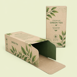 Premium Food Grade White Cardboard Tea <b>Box</b> Luxury Non-toxic Matte Finish <b>Dessert</b> Pastry Packaging <b>Box</b> for Food Contact Safe - Product Image 1