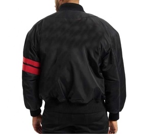 Veste bomber pour homme en vente chaude, coupe-vent, chaude pour l'hiver, fermeture éclair, veste bomber oversize en nylon, standard - Product Image 2