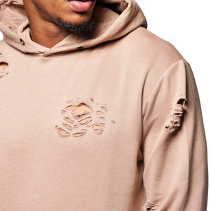 Conjunto de Sudadera con Capucha para Hombre, Invierno, Color Sólido, Logotipo Personalizado, Impresión en Serigrafía, Sudadera Extra Grande para Hombre y Mujer - Product Image 5