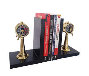 Sujetalibros de Madera con Diseño de Telégrafo Náutico, Decoración para Escritorio de Oficina o Biblioteca - Product Image 5